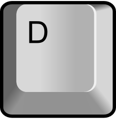 D Key D Key